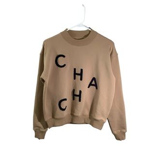 Ellan Demm Cha Cha Crew Neck Sweatshirt Fleece Lined